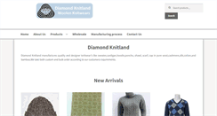 Desktop Screenshot of diamondknitland.com