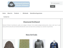 Tablet Screenshot of diamondknitland.com